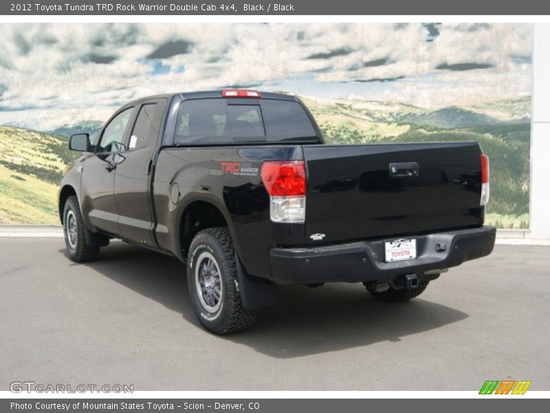 Black / Black 2012 Toyota Tundra TRD Rock Warrior Double Cab 4x4