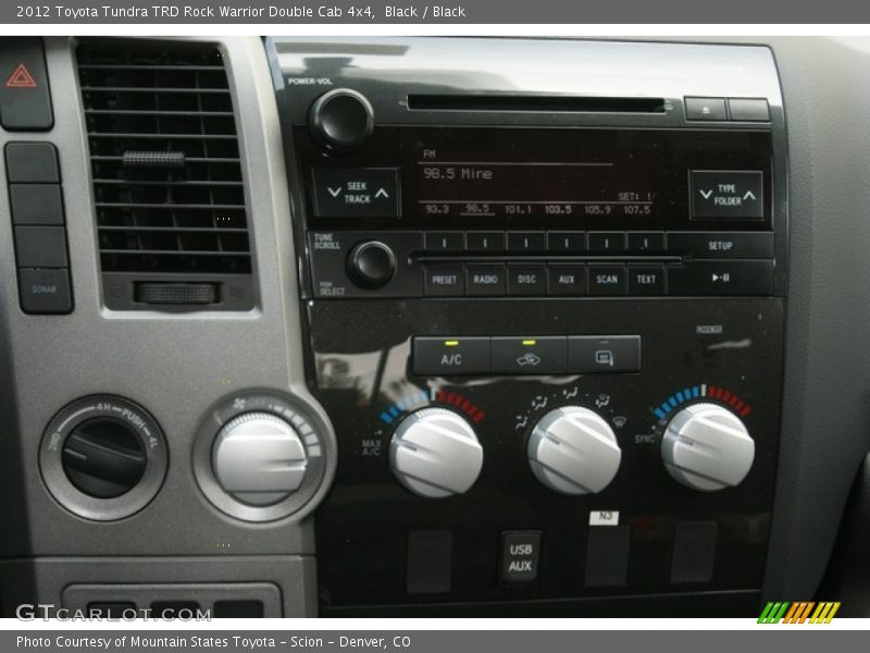 Black / Black 2012 Toyota Tundra TRD Rock Warrior Double Cab 4x4