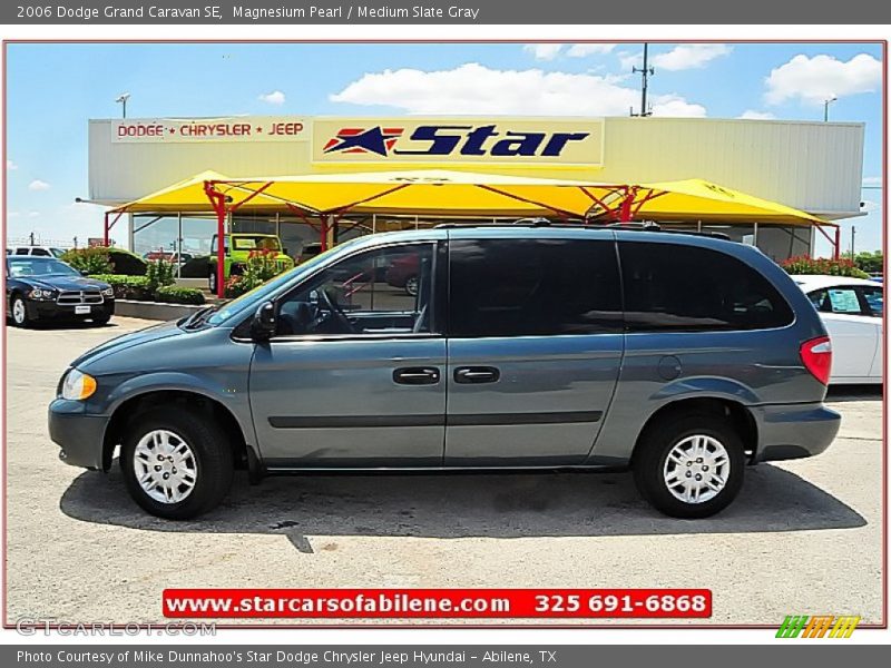 Magnesium Pearl / Medium Slate Gray 2006 Dodge Grand Caravan SE