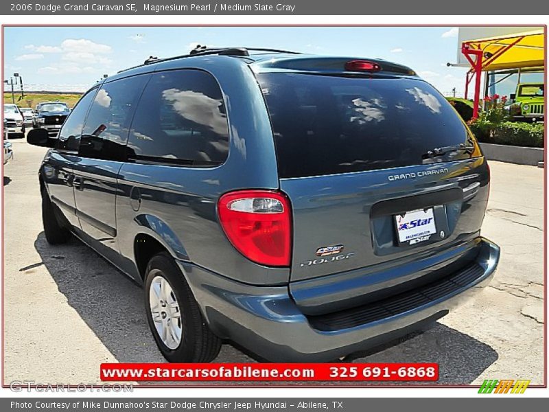 Magnesium Pearl / Medium Slate Gray 2006 Dodge Grand Caravan SE