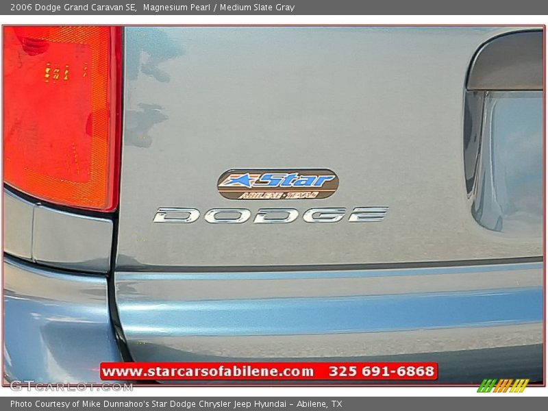 Magnesium Pearl / Medium Slate Gray 2006 Dodge Grand Caravan SE