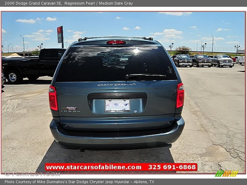 Magnesium Pearl / Medium Slate Gray 2006 Dodge Grand Caravan SE