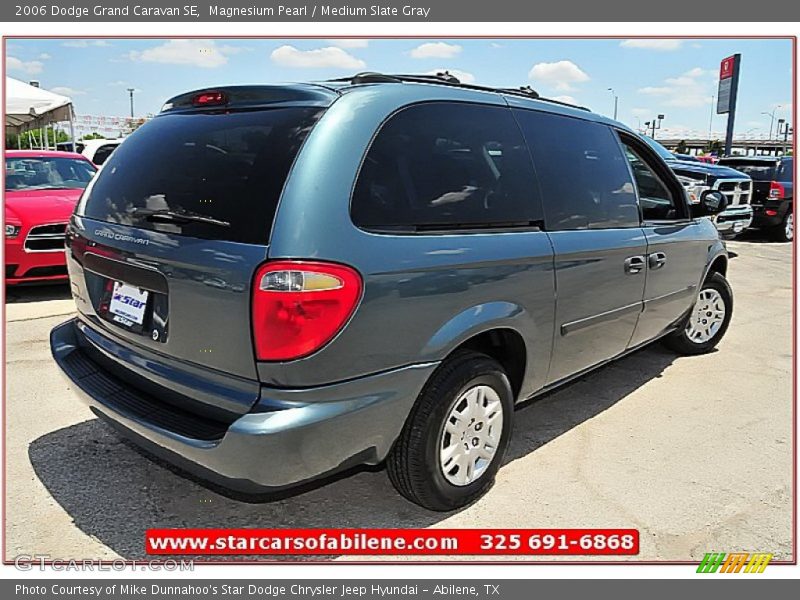 Magnesium Pearl / Medium Slate Gray 2006 Dodge Grand Caravan SE