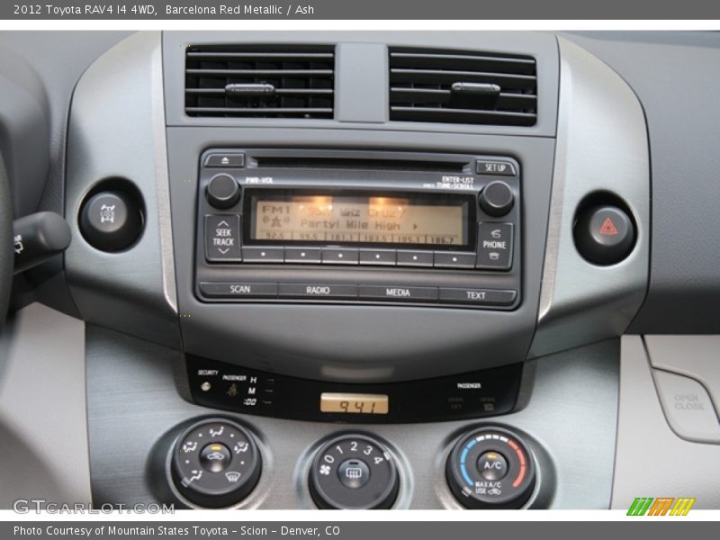 Barcelona Red Metallic / Ash 2012 Toyota RAV4 I4 4WD