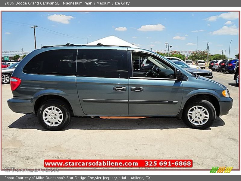 Magnesium Pearl / Medium Slate Gray 2006 Dodge Grand Caravan SE