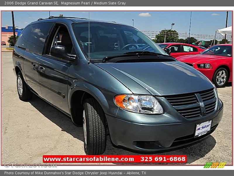 Magnesium Pearl / Medium Slate Gray 2006 Dodge Grand Caravan SE