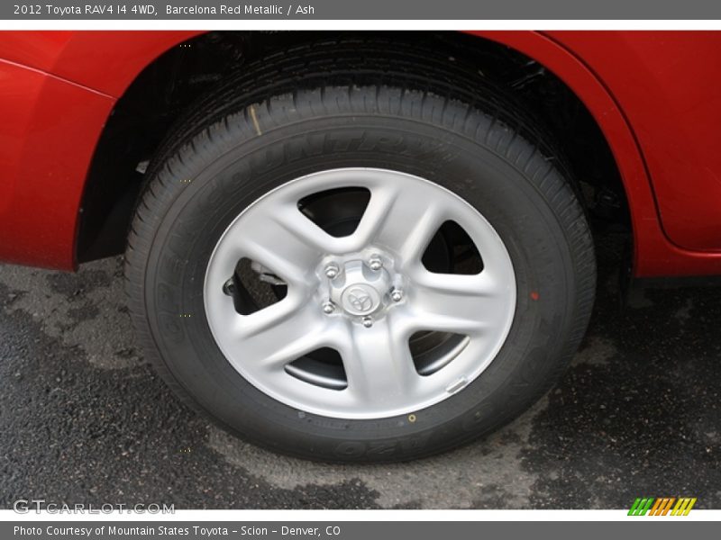 Barcelona Red Metallic / Ash 2012 Toyota RAV4 I4 4WD