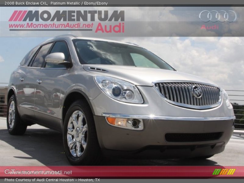 Platinum Metallic / Ebony/Ebony 2008 Buick Enclave CXL