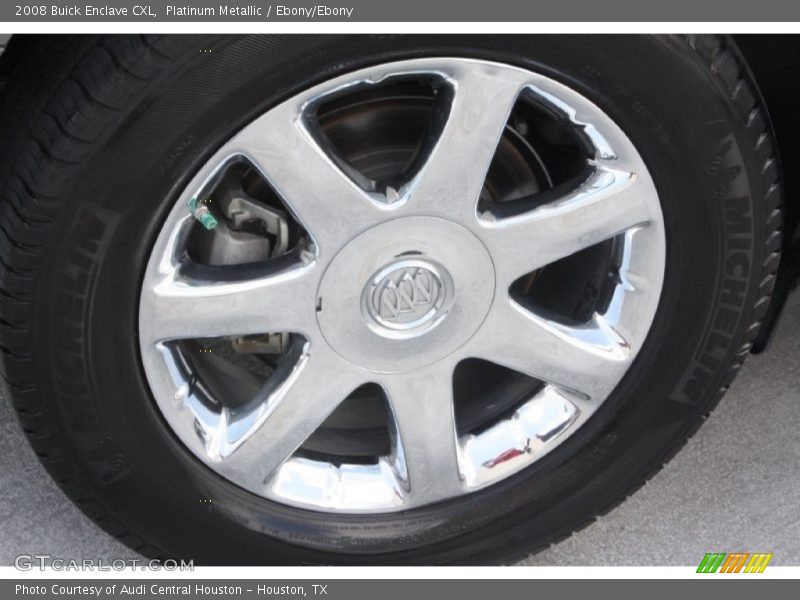 Platinum Metallic / Ebony/Ebony 2008 Buick Enclave CXL