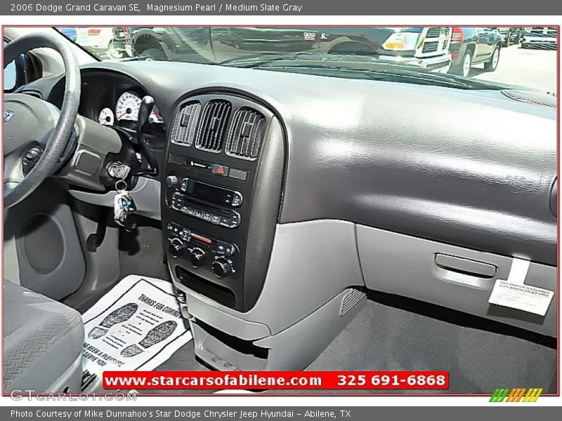 Magnesium Pearl / Medium Slate Gray 2006 Dodge Grand Caravan SE