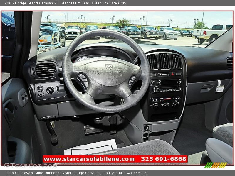 Magnesium Pearl / Medium Slate Gray 2006 Dodge Grand Caravan SE