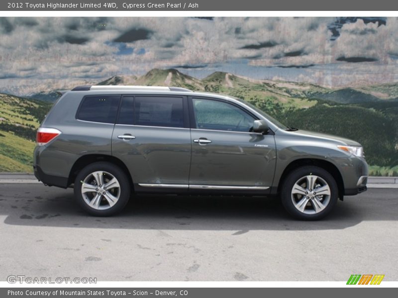 Cypress Green Pearl / Ash 2012 Toyota Highlander Limited 4WD