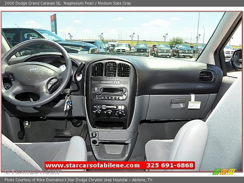 Magnesium Pearl / Medium Slate Gray 2006 Dodge Grand Caravan SE