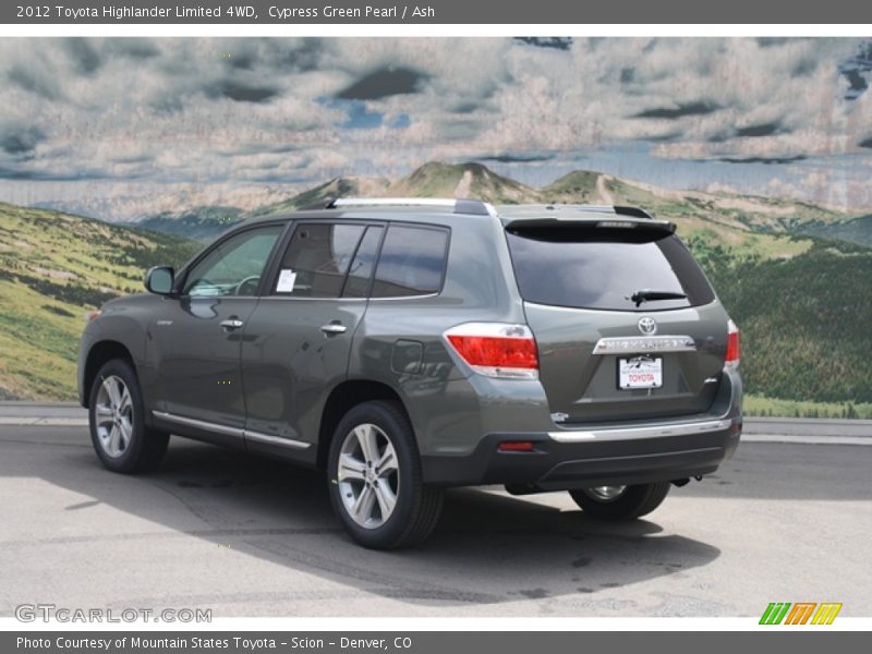 Cypress Green Pearl / Ash 2012 Toyota Highlander Limited 4WD