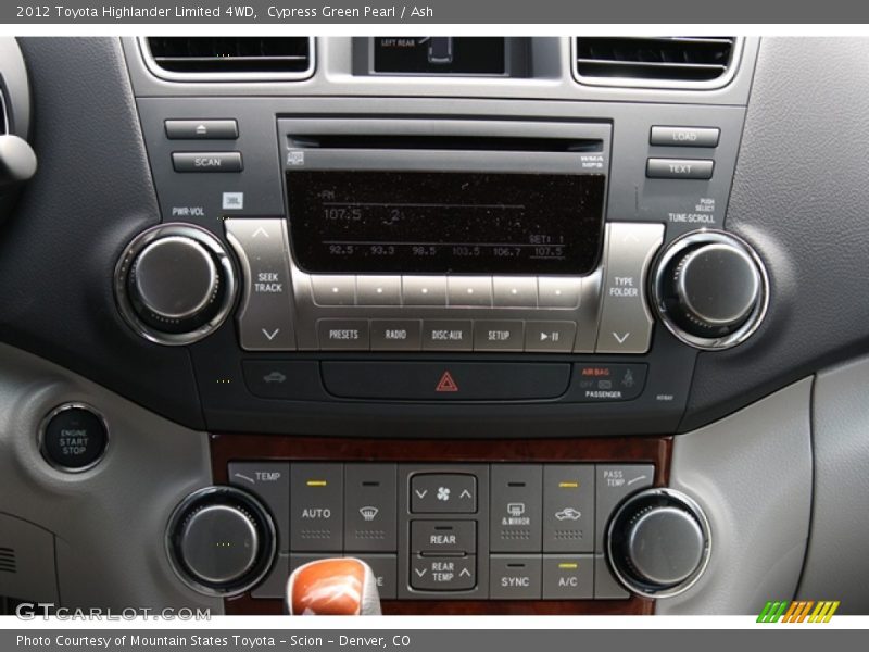 Cypress Green Pearl / Ash 2012 Toyota Highlander Limited 4WD