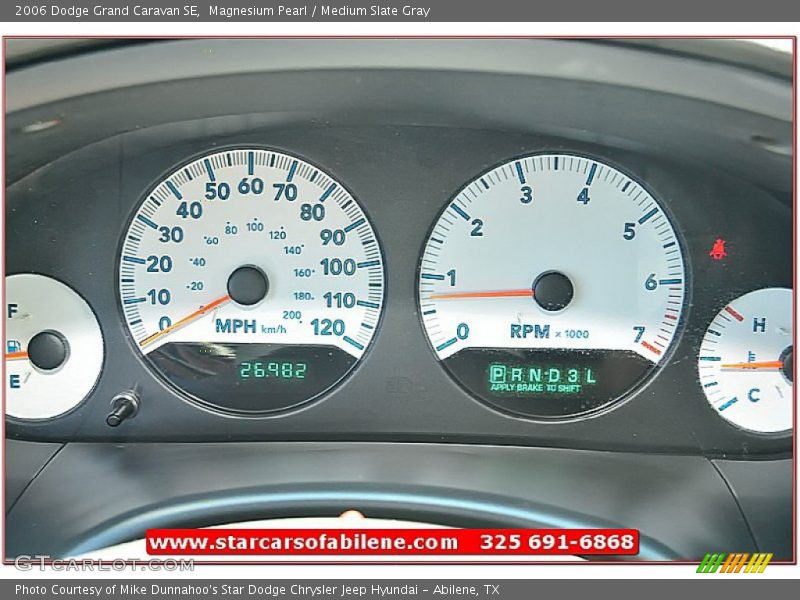 Magnesium Pearl / Medium Slate Gray 2006 Dodge Grand Caravan SE