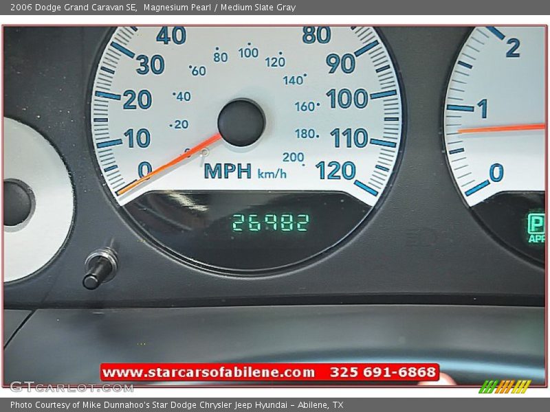 Magnesium Pearl / Medium Slate Gray 2006 Dodge Grand Caravan SE