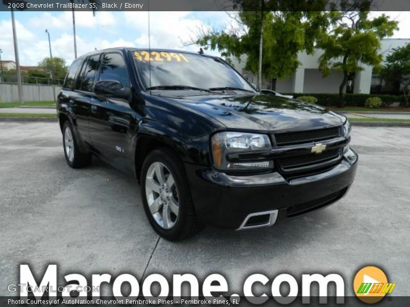Black / Ebony 2008 Chevrolet TrailBlazer SS