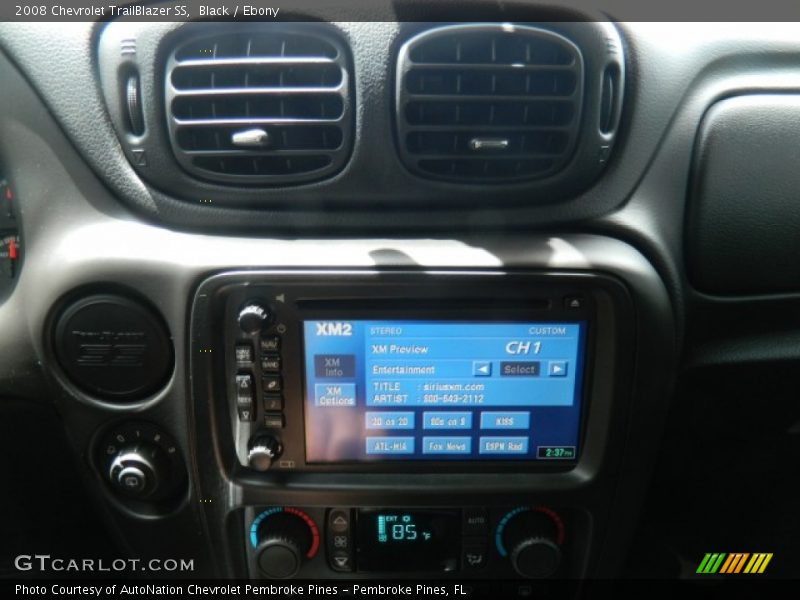 Black / Ebony 2008 Chevrolet TrailBlazer SS