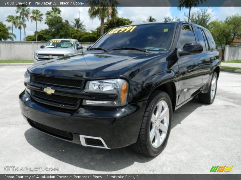 Black / Ebony 2008 Chevrolet TrailBlazer SS