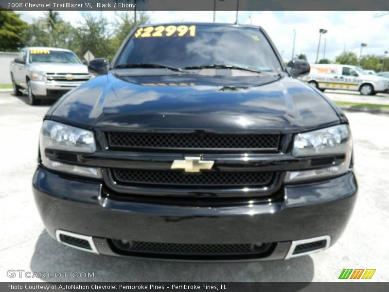 Black / Ebony 2008 Chevrolet TrailBlazer SS