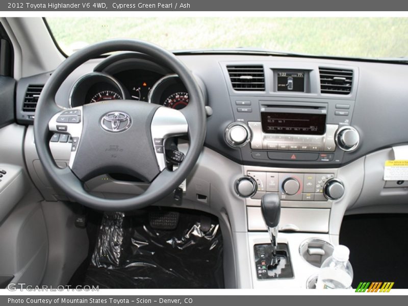 Cypress Green Pearl / Ash 2012 Toyota Highlander V6 4WD