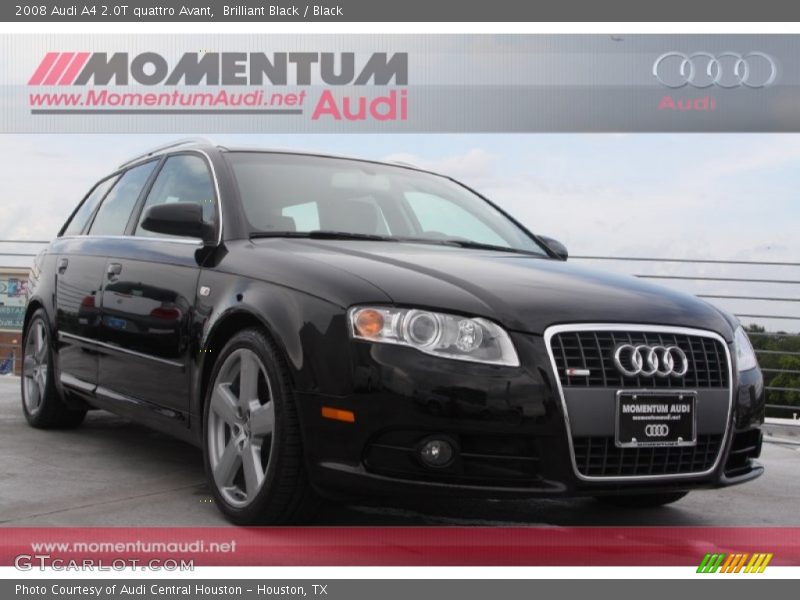Brilliant Black / Black 2008 Audi A4 2.0T quattro Avant
