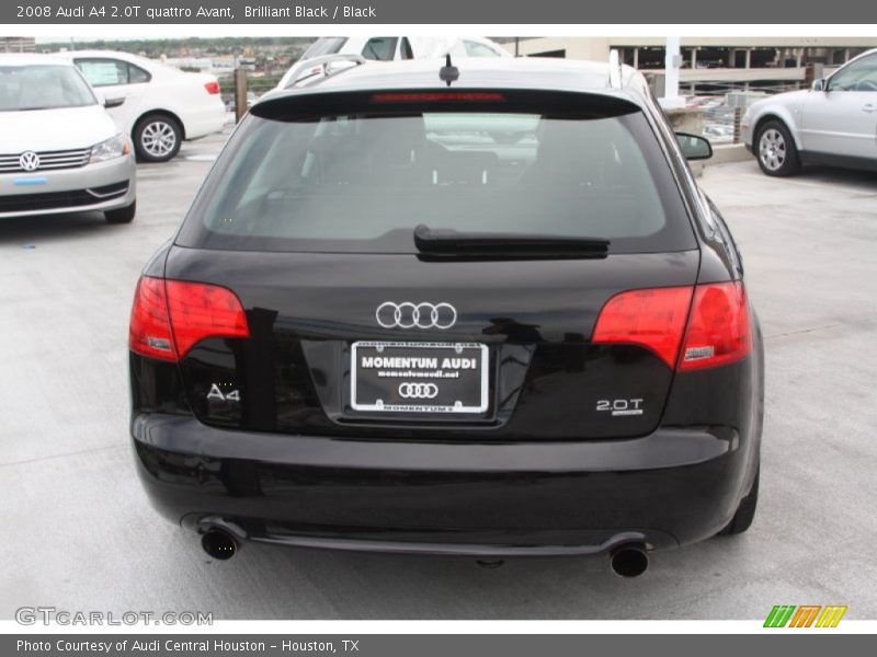 Brilliant Black / Black 2008 Audi A4 2.0T quattro Avant