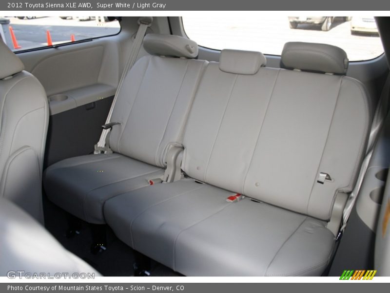 Super White / Light Gray 2012 Toyota Sienna XLE AWD