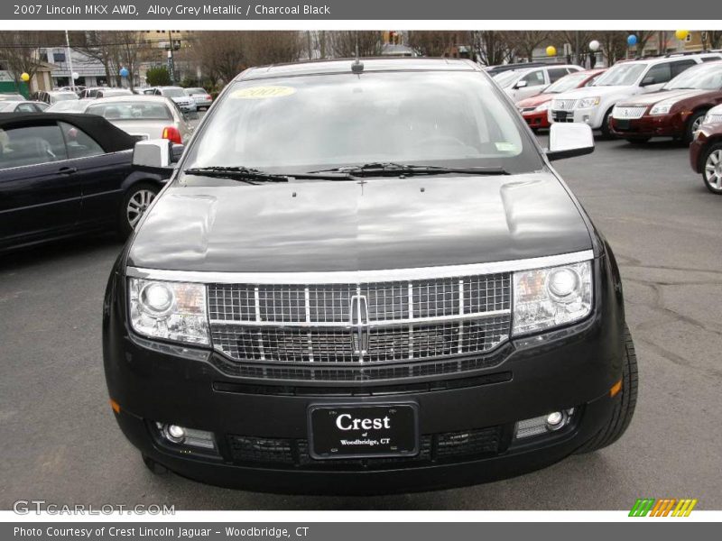 Alloy Grey Metallic / Charcoal Black 2007 Lincoln MKX AWD