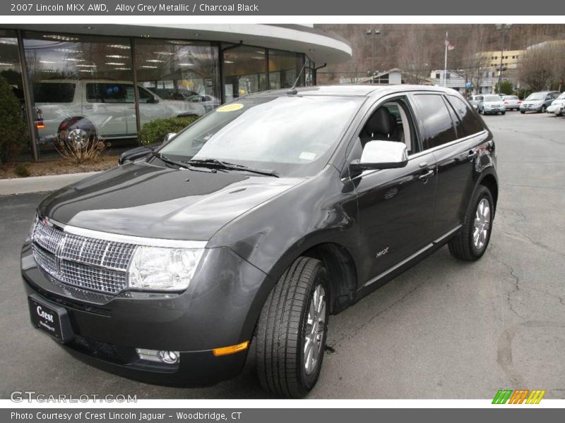 Alloy Grey Metallic / Charcoal Black 2007 Lincoln MKX AWD