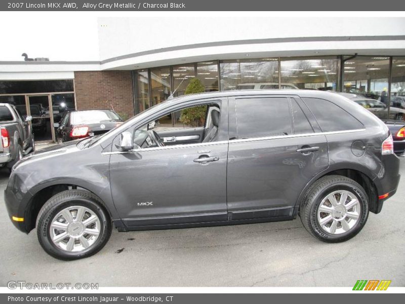 Alloy Grey Metallic / Charcoal Black 2007 Lincoln MKX AWD