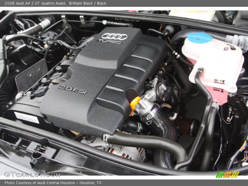  2008 A4 2.0T quattro Avant Engine - 2.0 Liter FSI Turbocharged DOHC 16-Valve VVT 4 Cylinder