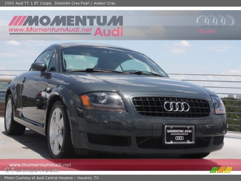 Dolomite Grey Pearl / Aviator Gray 2003 Audi TT 1.8T Coupe