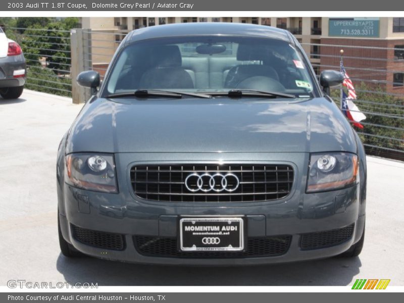 Dolomite Grey Pearl / Aviator Gray 2003 Audi TT 1.8T Coupe