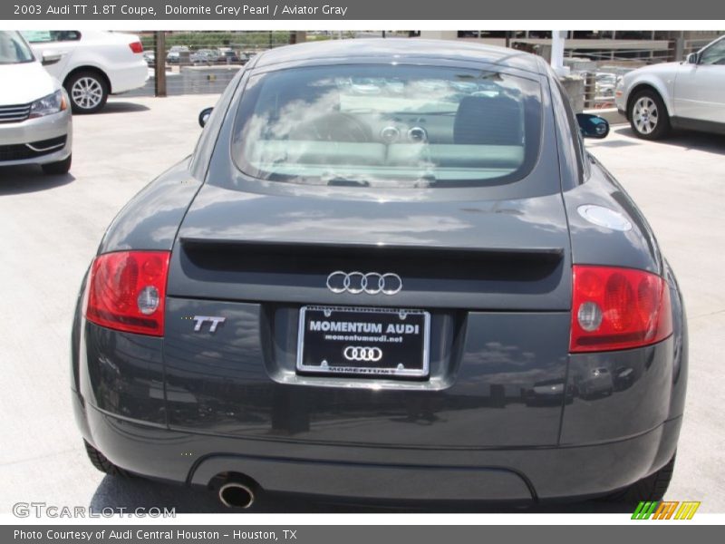 Dolomite Grey Pearl / Aviator Gray 2003 Audi TT 1.8T Coupe