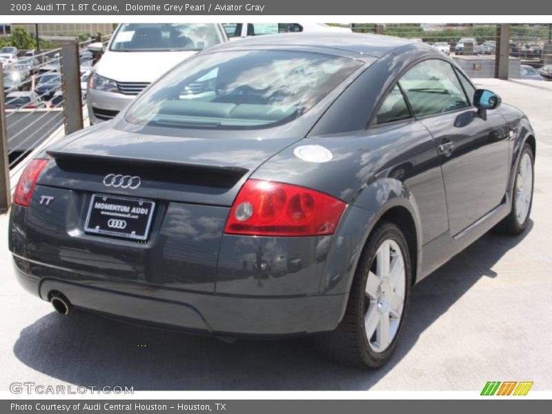 Dolomite Grey Pearl / Aviator Gray 2003 Audi TT 1.8T Coupe