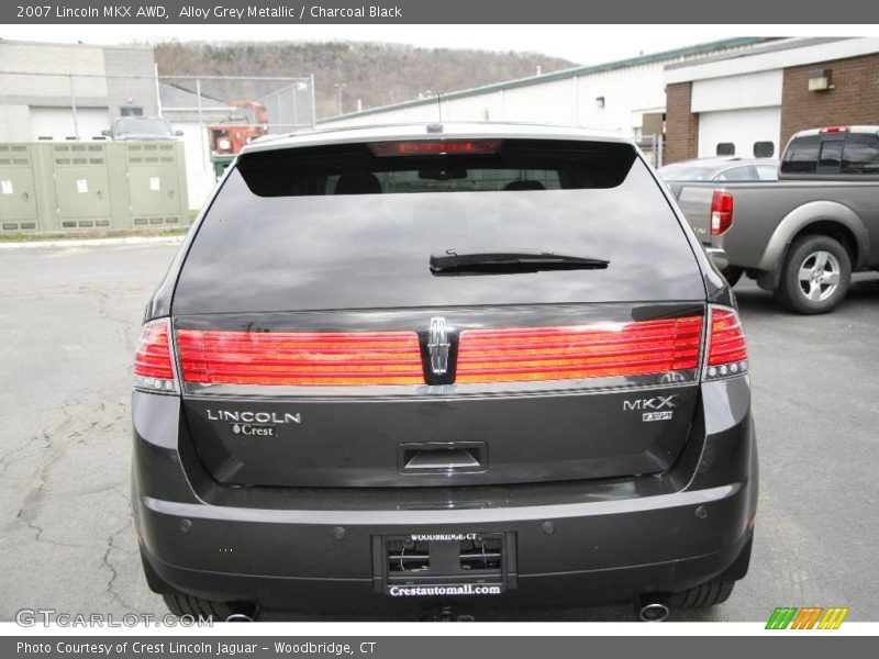 Alloy Grey Metallic / Charcoal Black 2007 Lincoln MKX AWD