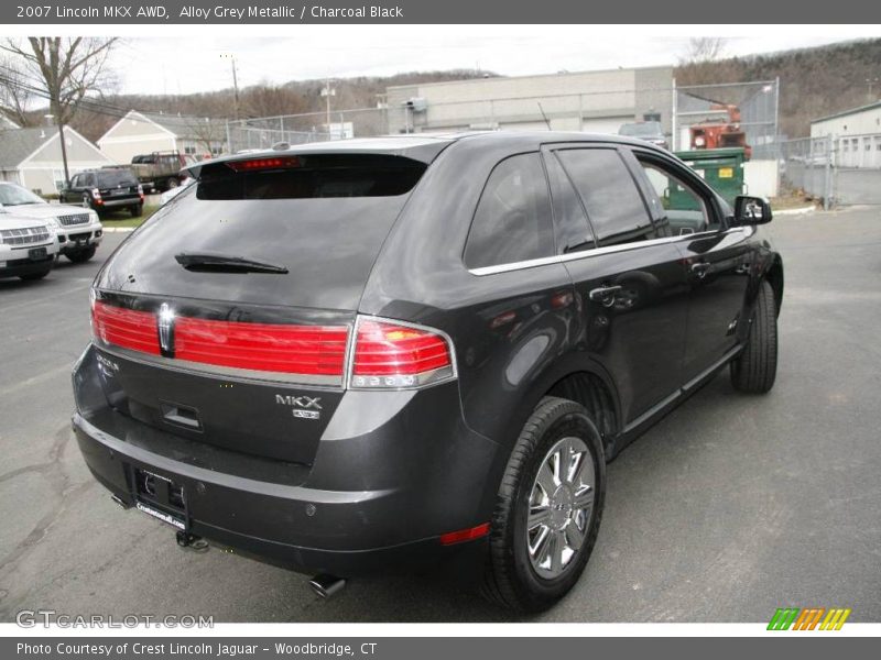 Alloy Grey Metallic / Charcoal Black 2007 Lincoln MKX AWD