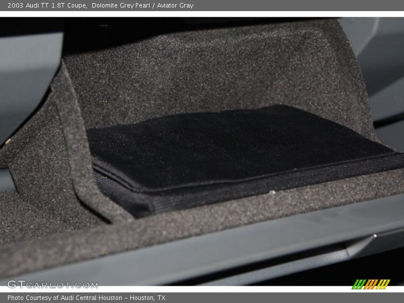 Dolomite Grey Pearl / Aviator Gray 2003 Audi TT 1.8T Coupe