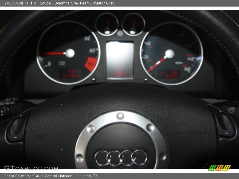 Dolomite Grey Pearl / Aviator Gray 2003 Audi TT 1.8T Coupe