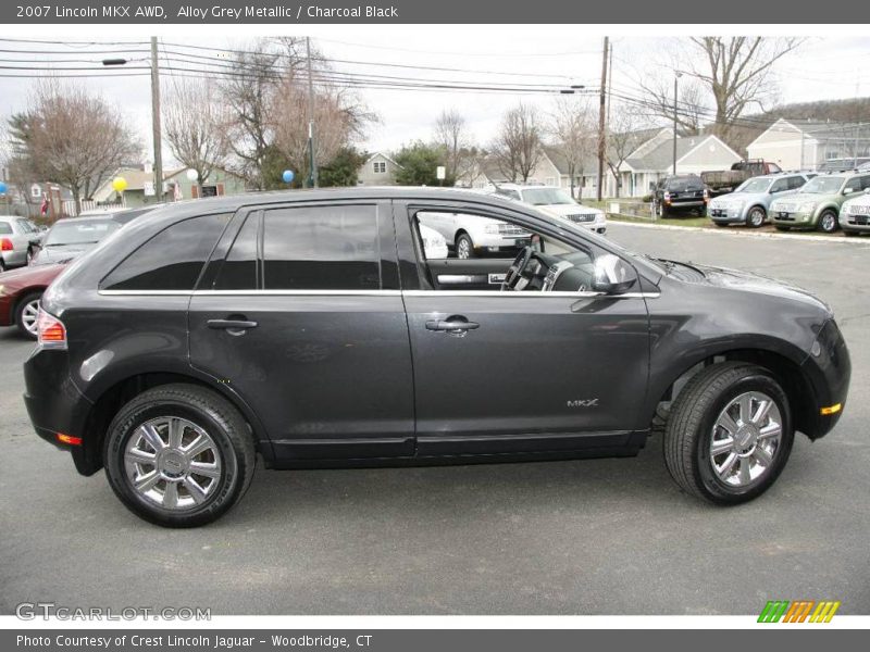 Alloy Grey Metallic / Charcoal Black 2007 Lincoln MKX AWD