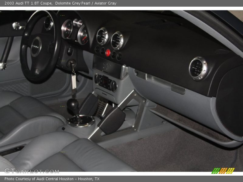 Dolomite Grey Pearl / Aviator Gray 2003 Audi TT 1.8T Coupe