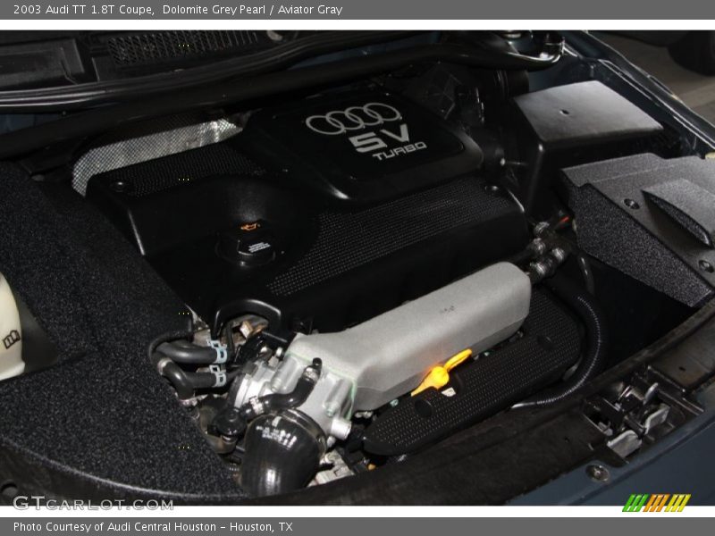  2003 TT 1.8T Coupe Engine - 1.8 Liter Turbocharged DOHC 20-Valve 4 Cylinder