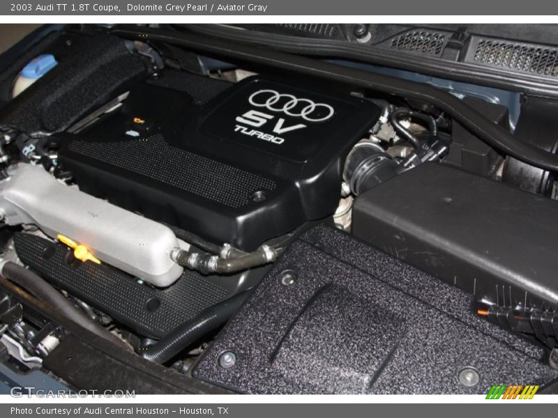  2003 TT 1.8T Coupe Engine - 1.8 Liter Turbocharged DOHC 20-Valve 4 Cylinder