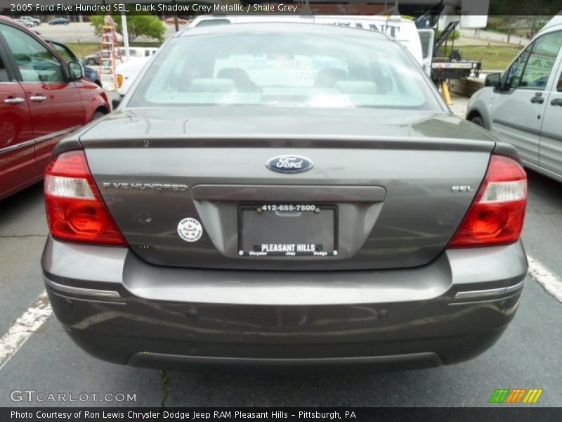Dark Shadow Grey Metallic / Shale Grey 2005 Ford Five Hundred SEL