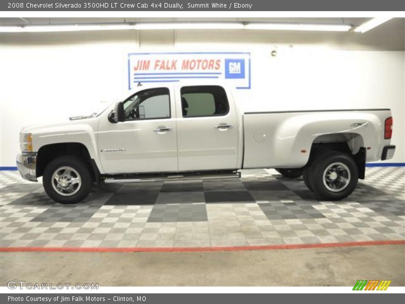 Summit White / Ebony 2008 Chevrolet Silverado 3500HD LT Crew Cab 4x4 Dually