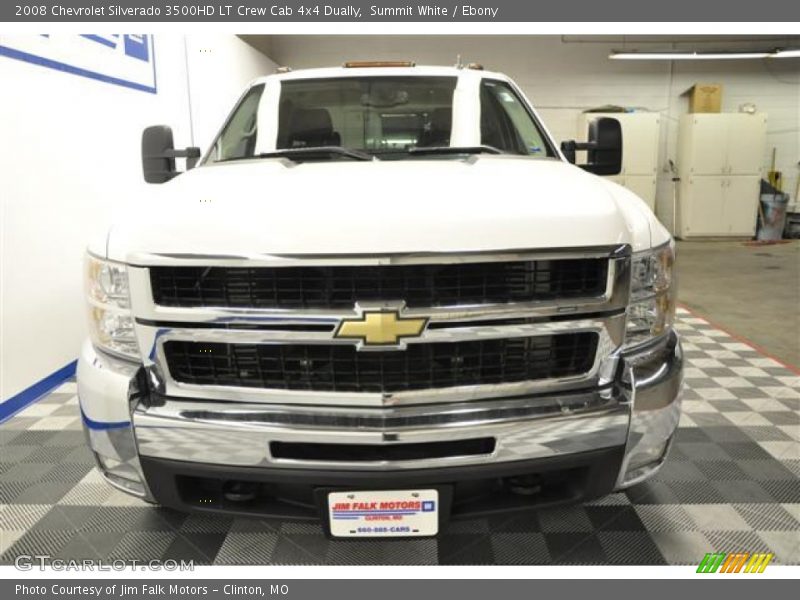 Summit White / Ebony 2008 Chevrolet Silverado 3500HD LT Crew Cab 4x4 Dually