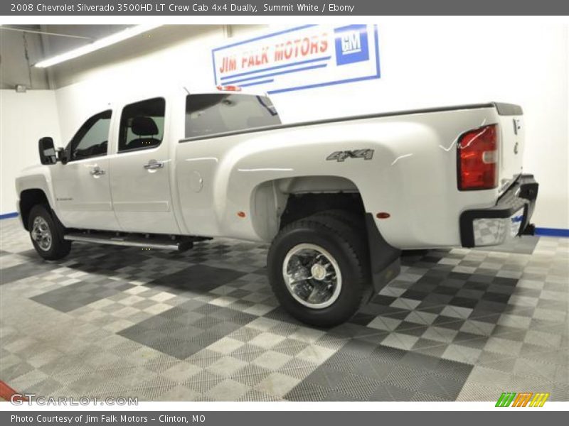 Summit White / Ebony 2008 Chevrolet Silverado 3500HD LT Crew Cab 4x4 Dually