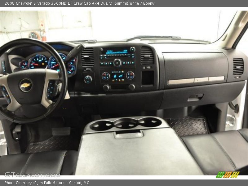 Summit White / Ebony 2008 Chevrolet Silverado 3500HD LT Crew Cab 4x4 Dually